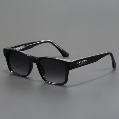Bold squared frame UV protection sunglasses with ergonomic fit for men | Arvex