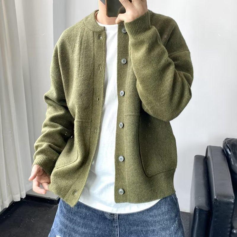 Everett Cardigan Sweater for men | Mathias Stone