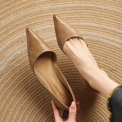 Pointed Toe Bit Strap Kitten Heels for women | Valerine