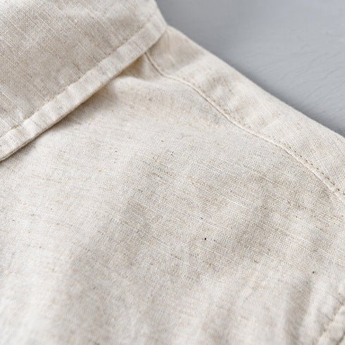 Lightweight relaxed fit button up shirt with classic collar for men | Arvian