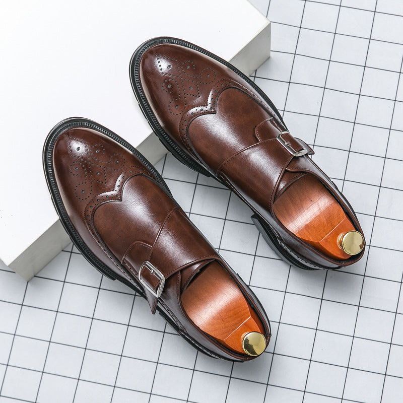 Classic Side Buckle Dress Shoes for men | Marcello