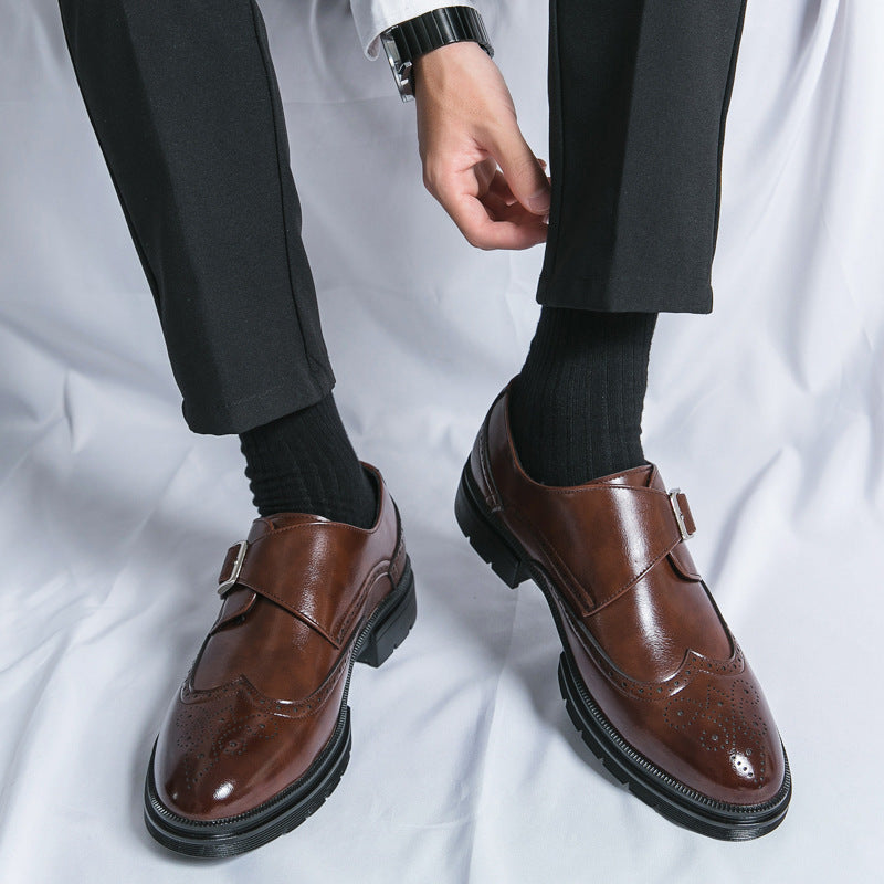 Classic Side Buckle Dress Shoes for men | Marcello