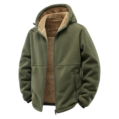 Structured bomber jacket with contrast collar for men | Vanton