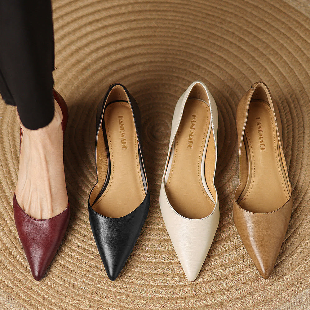 Pointed Toe Bit Strap Kitten Heels for women | Valerine