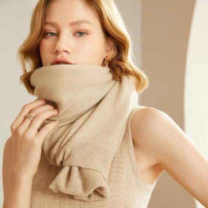 Lightweight draped knit shawl with cozy cowl neck for women | Mirelle