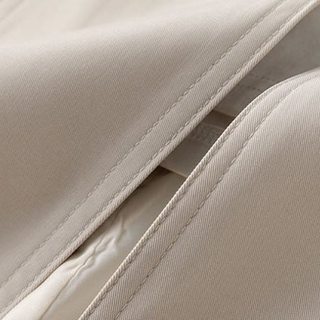 Elegant tailored trench coat with button detail for women | Aurelia