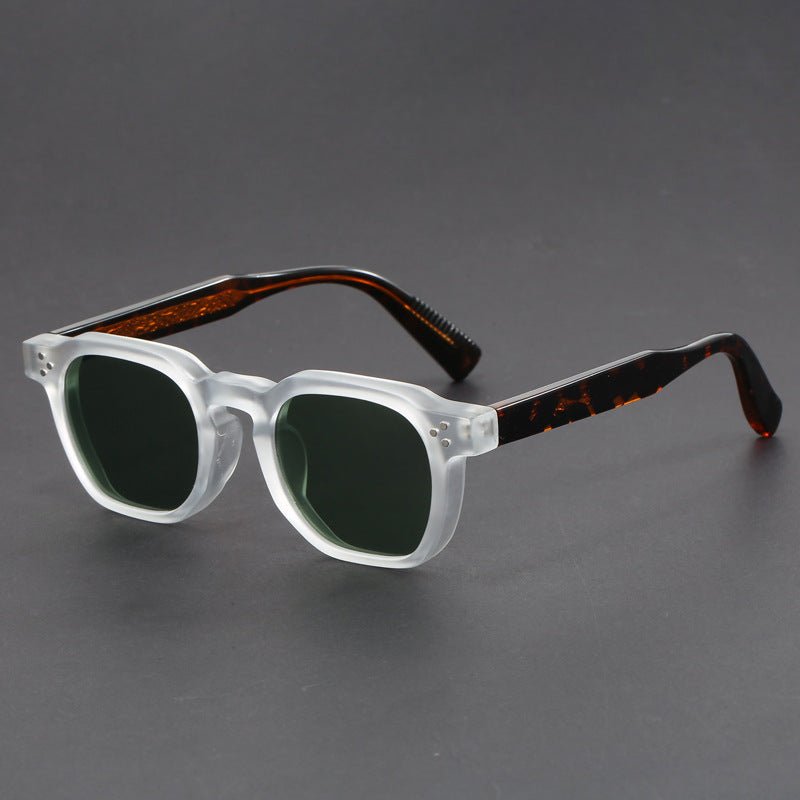 Bold square frame UV protection sunglasses with tinted lenses for men | Marcellis