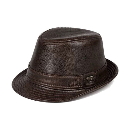 Structured short brim fedora hat with firm crown for men | Montaire