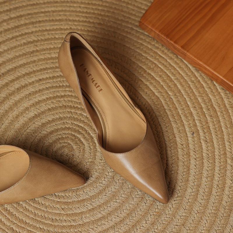 Pointed Toe Bit Strap Kitten Heels for women | Valerine