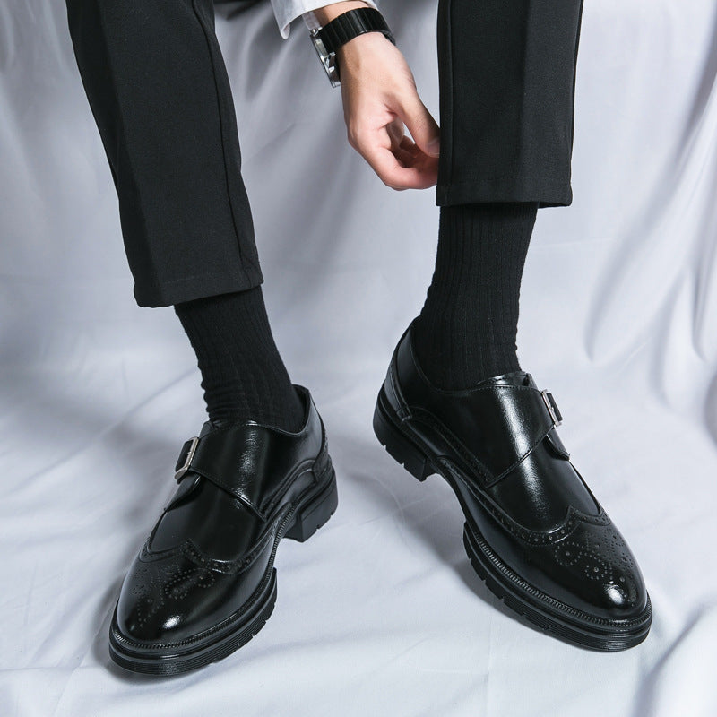 Classic Side Buckle Dress Shoes for men | Marcello