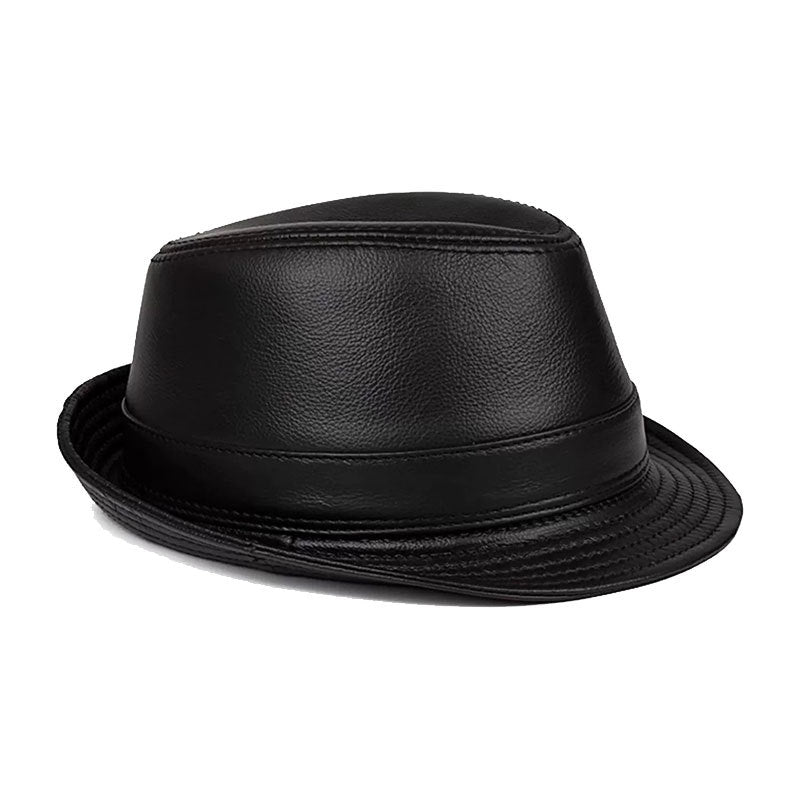 Structured short brim fedora hat with firm crown for men | Montaire