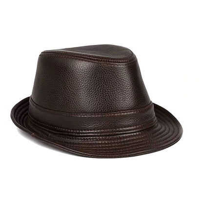 Structured short brim fedora hat with firm crown for men | Montaire