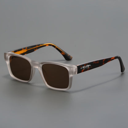 Bold squared frame UV protection sunglasses with ergonomic fit for men | Arvex