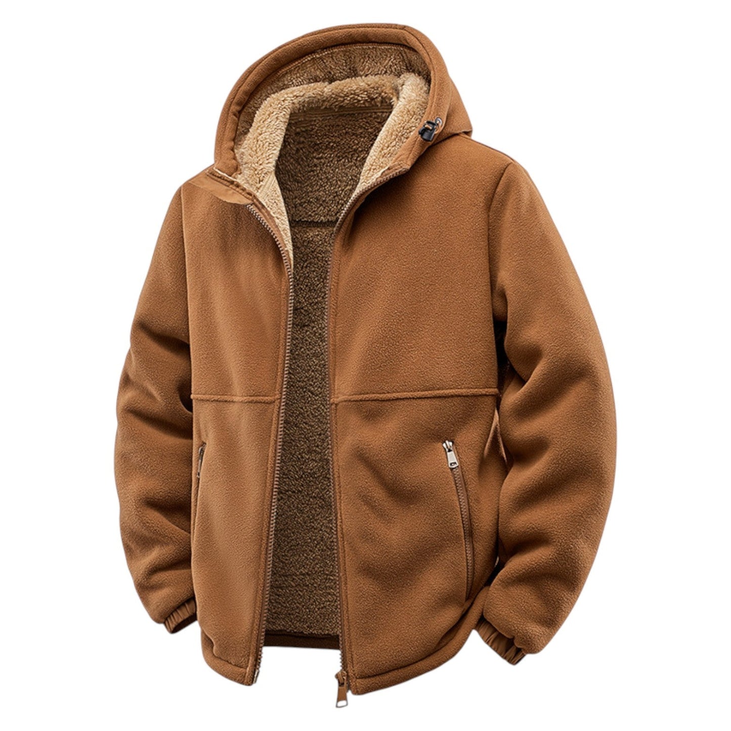 Structured bomber jacket with contrast collar for men | Vanton
