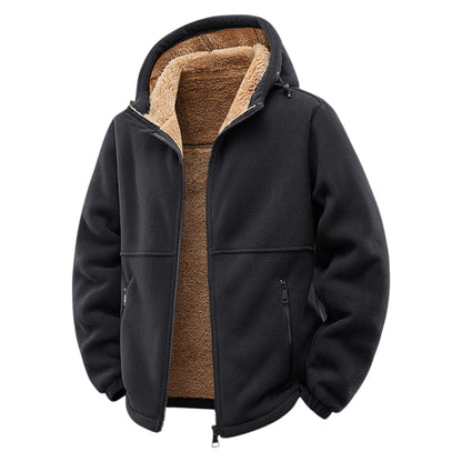 Structured bomber jacket with contrast collar for men | Vanton