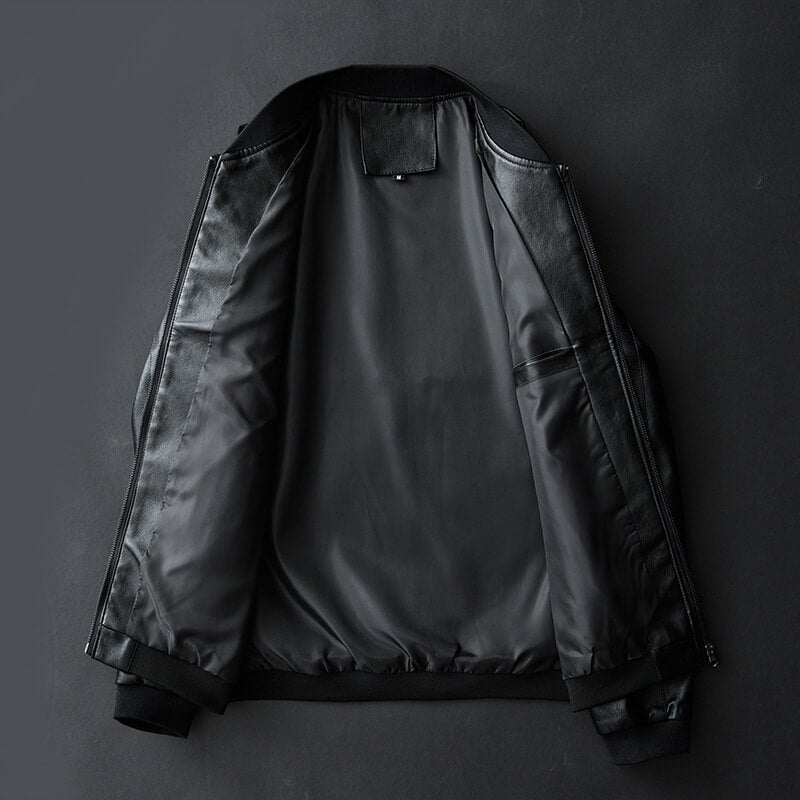 Supple Italian leather contemporary jacket for men | Lorenzo Bellucci -5