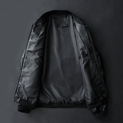 Supple Italian leather contemporary jacket for men | Lorenzo Bellucci -5