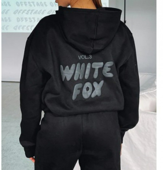 Relaxed fit tracksuit set with pullover hoodie and joggers for women | Aria