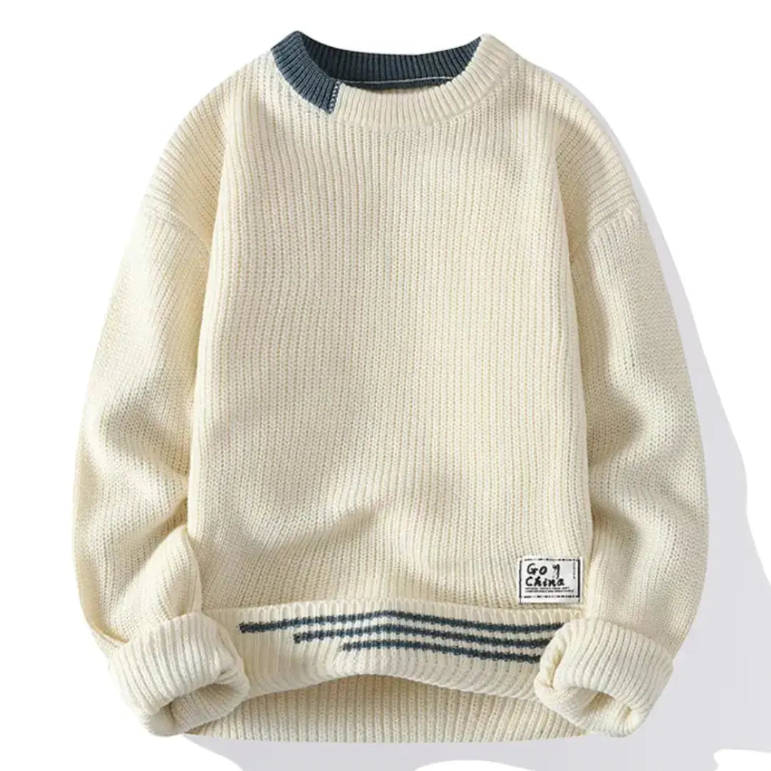 Classic crewneck everyday sweater for men | Raphael -5
