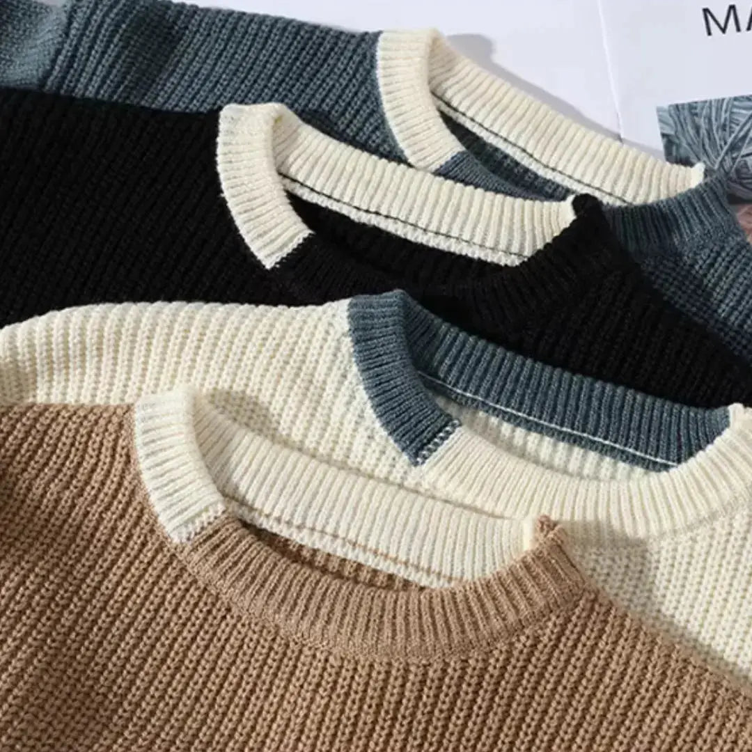 Classic crewneck everyday sweater for men | Raphael -6