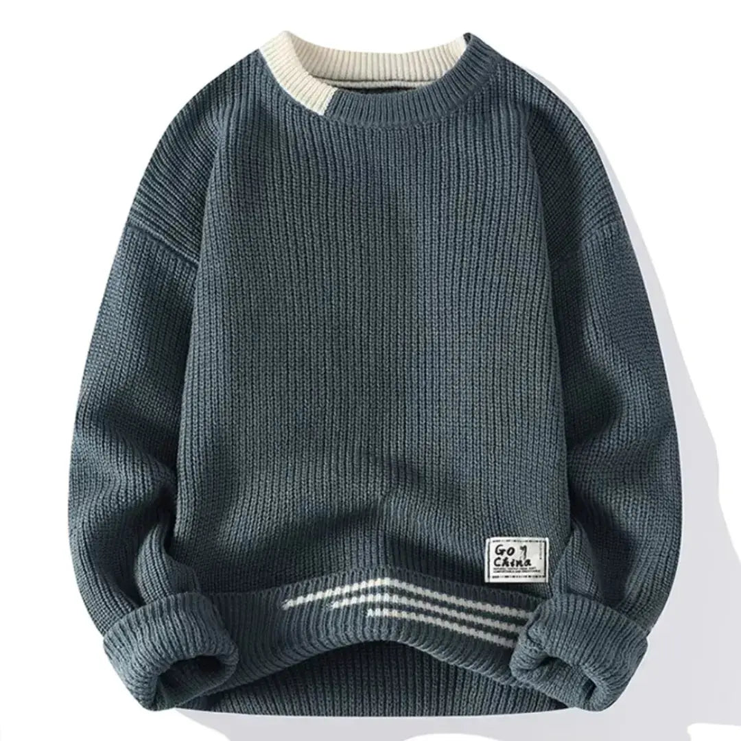 Classic crewneck everyday sweater for men | Raphael -3