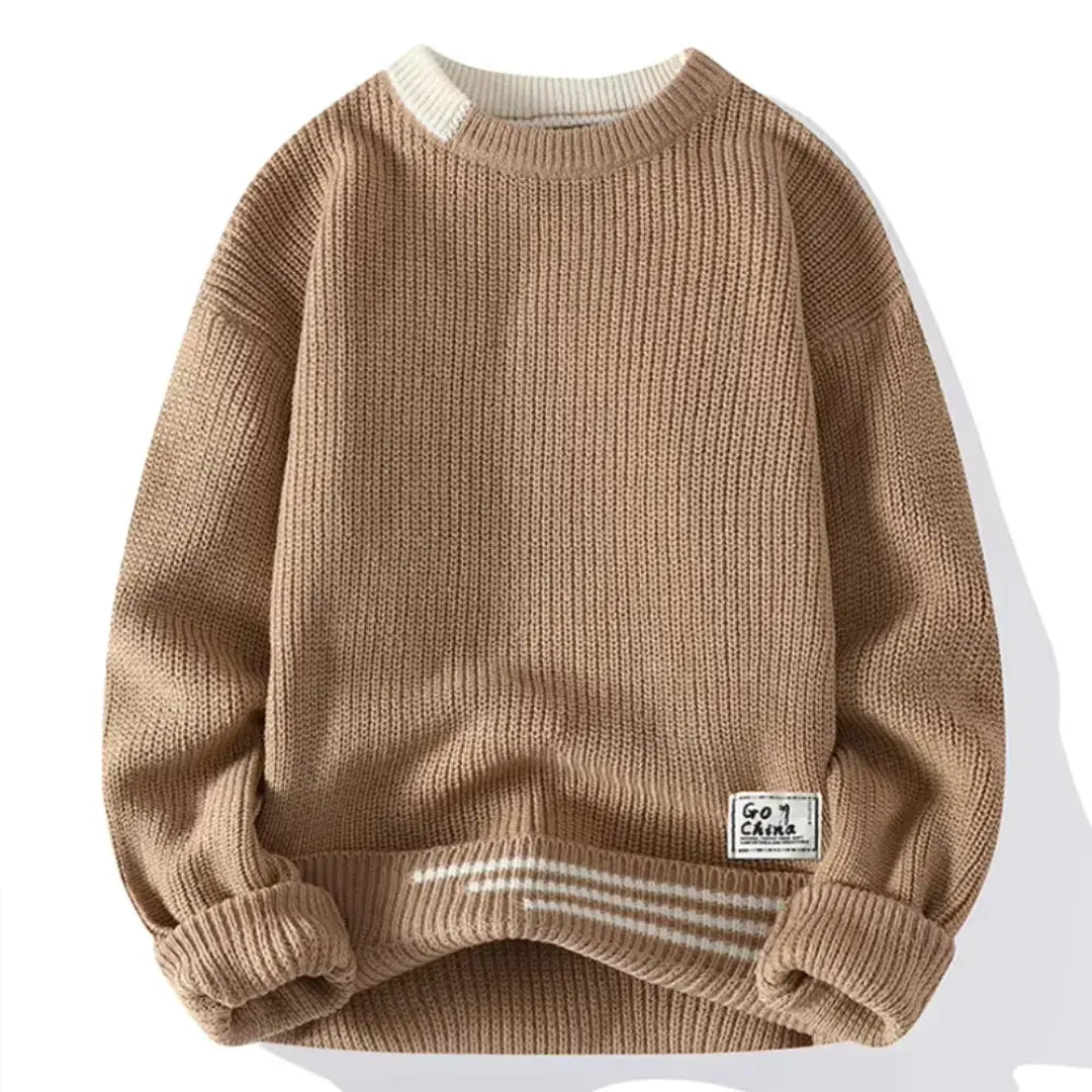 Classic crewneck everyday sweater for men | Raphael -1