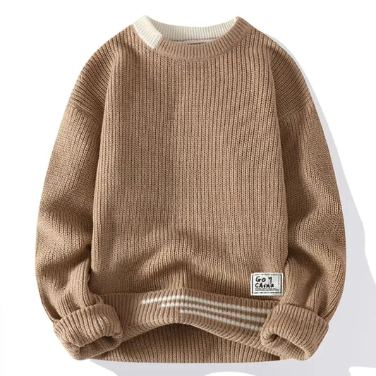 Classic crewneck everyday sweater for men | Raphael -1