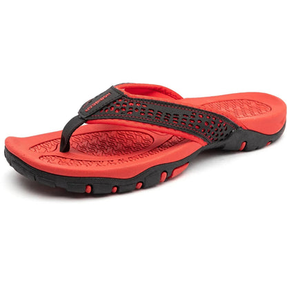 Athletic flip flops with structured arch support for men | Torin