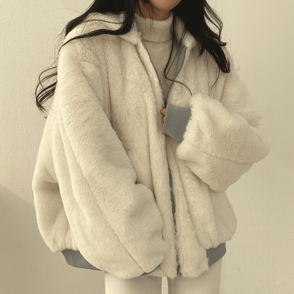 Warm Zip Up Winter Jacket Coat for women | Alina