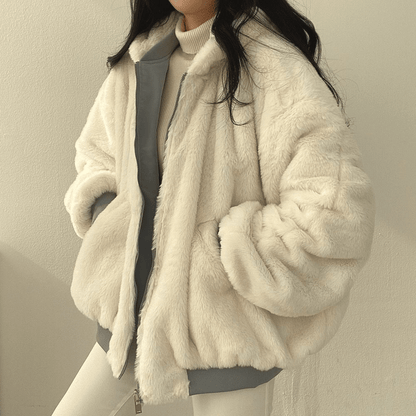 Warm Zip Up Winter Jacket Coat for women | Alina