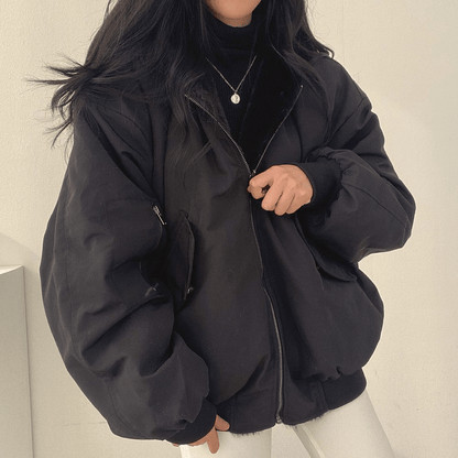 Warm Zip Up Winter Jacket Coat for women | Alina