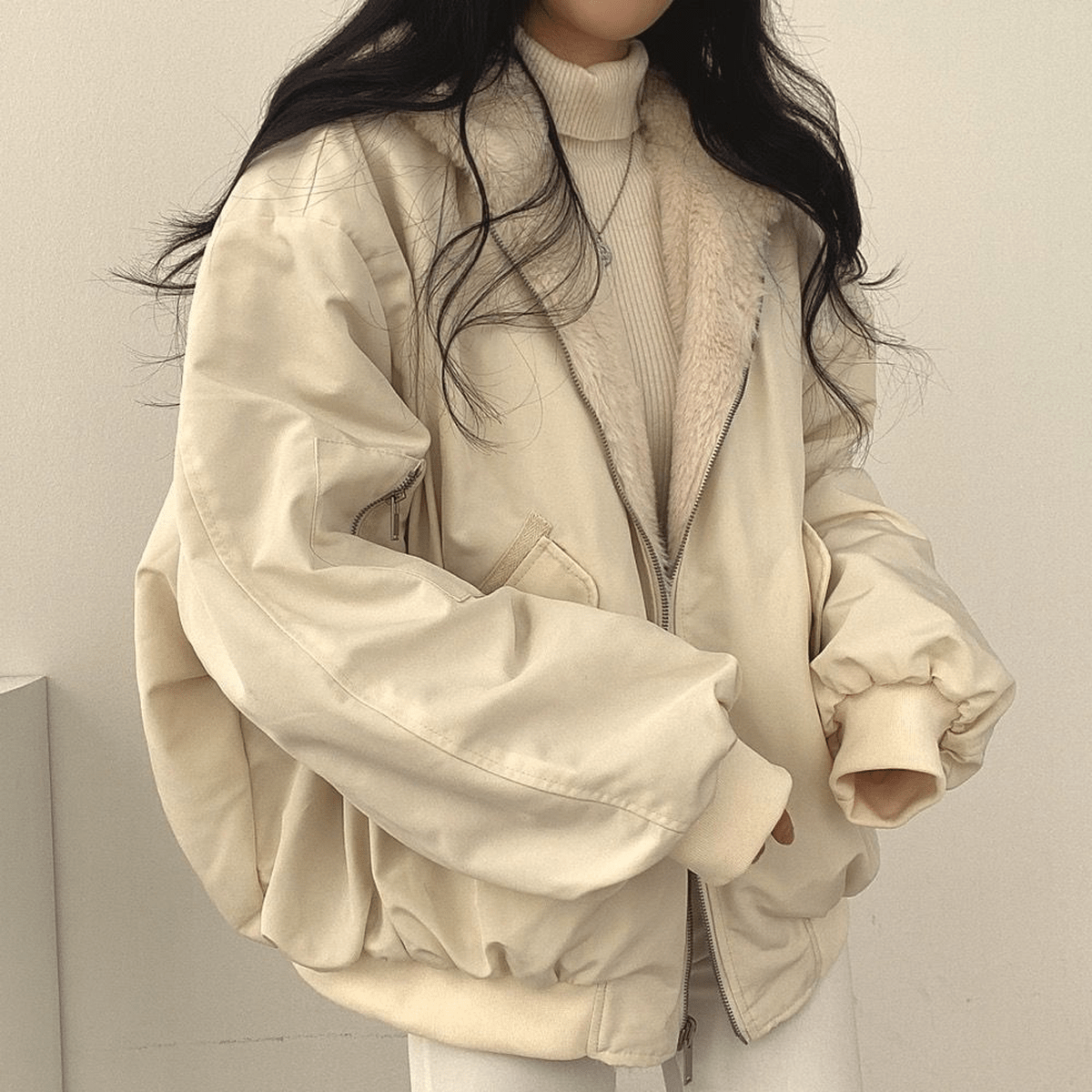 Warm Zip Up Winter Jacket Coat for women | Alina
