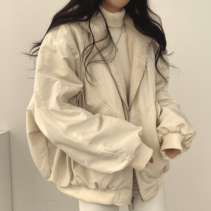 Warm Zip Up Winter Jacket Coat for women | Alina