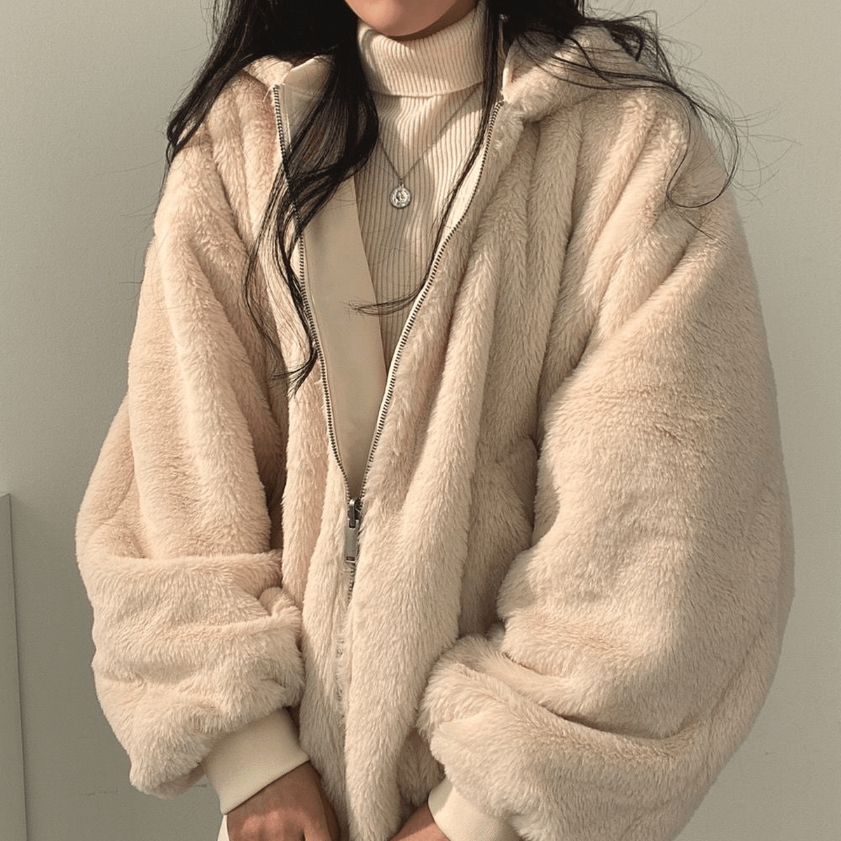 Warm Zip Up Winter Jacket Coat for women | Alina