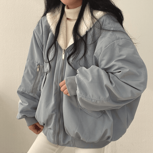 Warm Zip Up Winter Jacket Coat for women | Alina