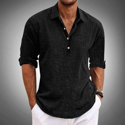 Casual summer harbour linen shirt for men | Roberto Russo -3