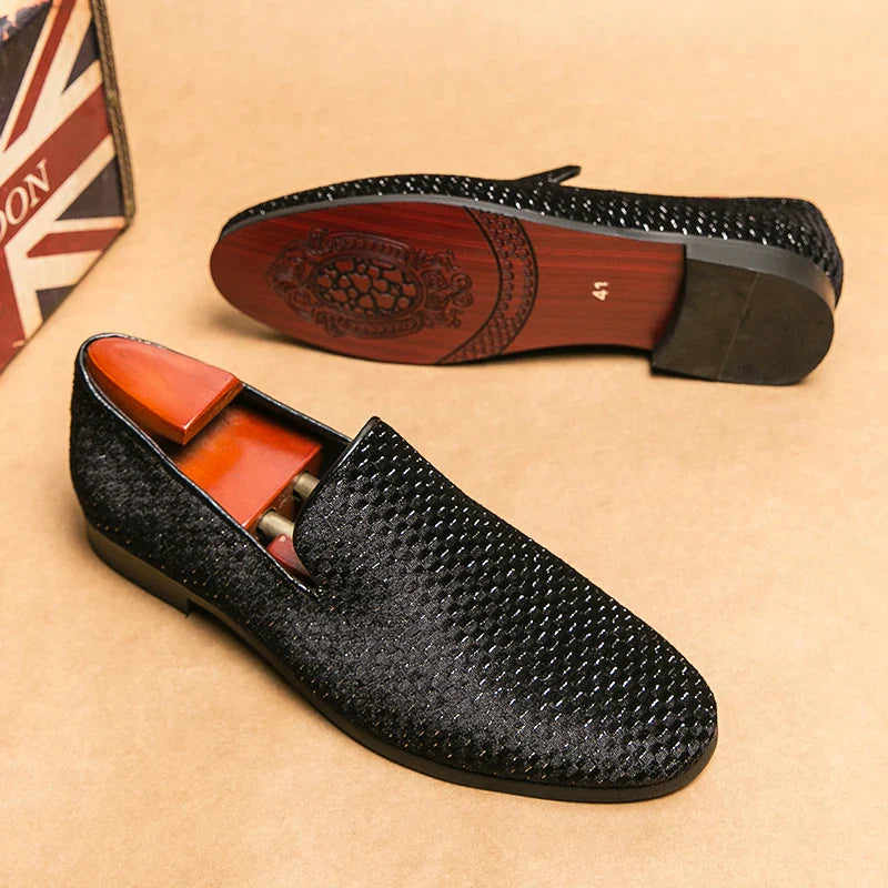 Classic Italian suede slip-on loafers for men | Milano -5