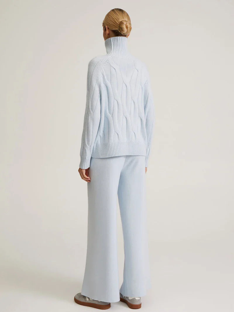 Soft knit turtleneck lounge set for women | Noelle Haven