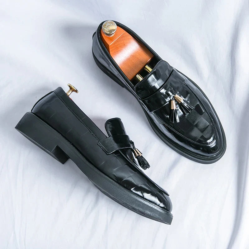 Classic Tassel Slip On Loafers for men | Vittorio