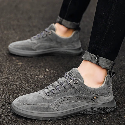 Classic comfortable suede leather everyday sneakers for men | 1987 -2
