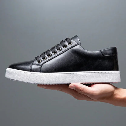 Polished lace-up classic sneakers for men | Emiliano Vero