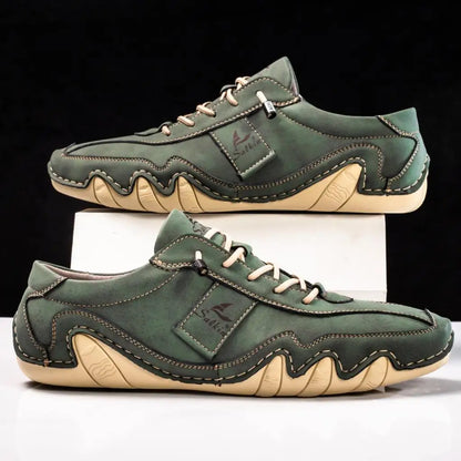 Classic Handcrafted Wavy Sole Shoes for men | Matteo
