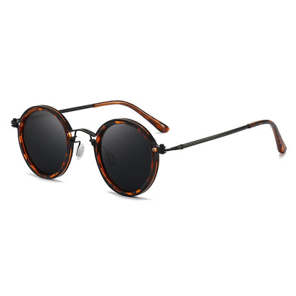 Sleek polarised metal frame sunglasses for men | Solis -8