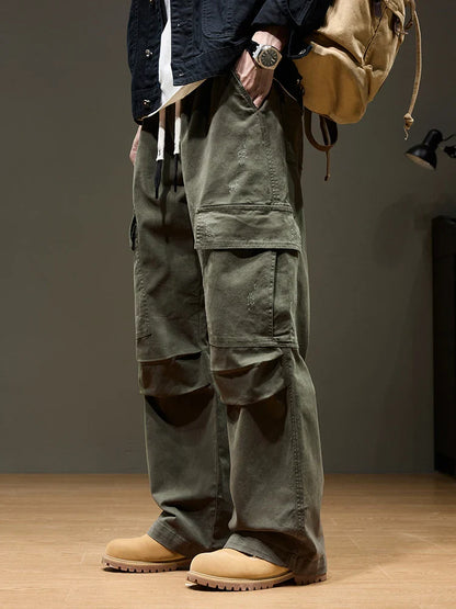 Relaxed utility cargo trousers for men | Ridgeline -1