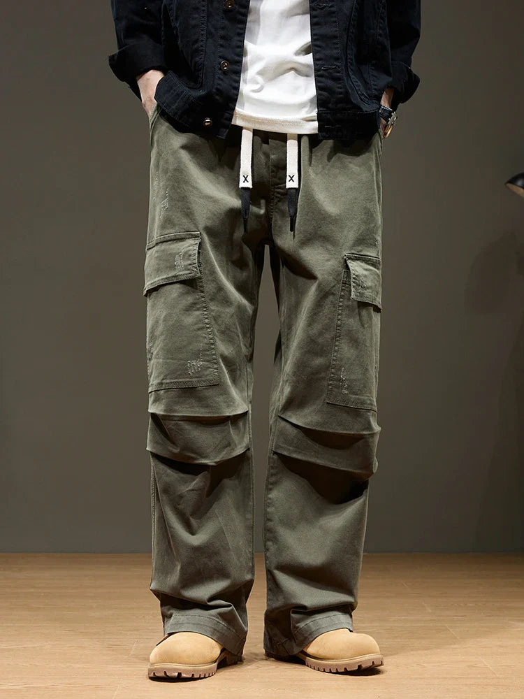 Relaxed utility cargo trousers for men | Ridgeline -4
