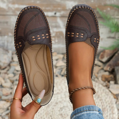 Lightweight cushioned slip-on loafers for women | Elodie Faye