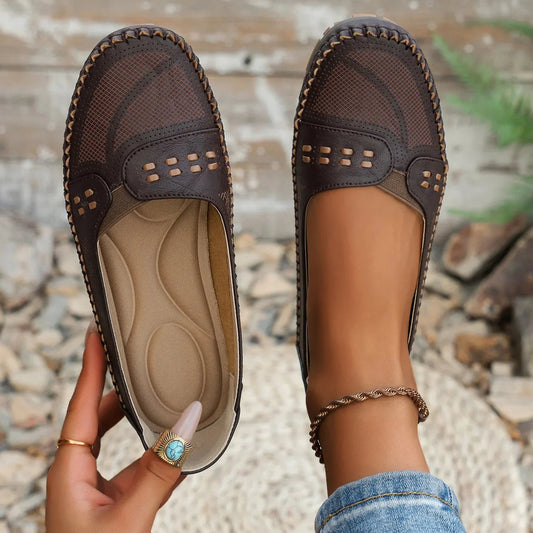 Lightweight cushioned slip-on loafers for women | Elodie Faye