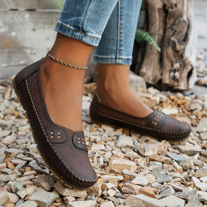 Lightweight cushioned slip-on loafers for women | Elodie Faye