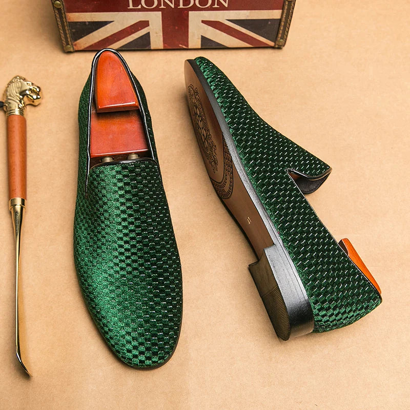 Classic Italian suede slip-on loafers for men | Milano -2