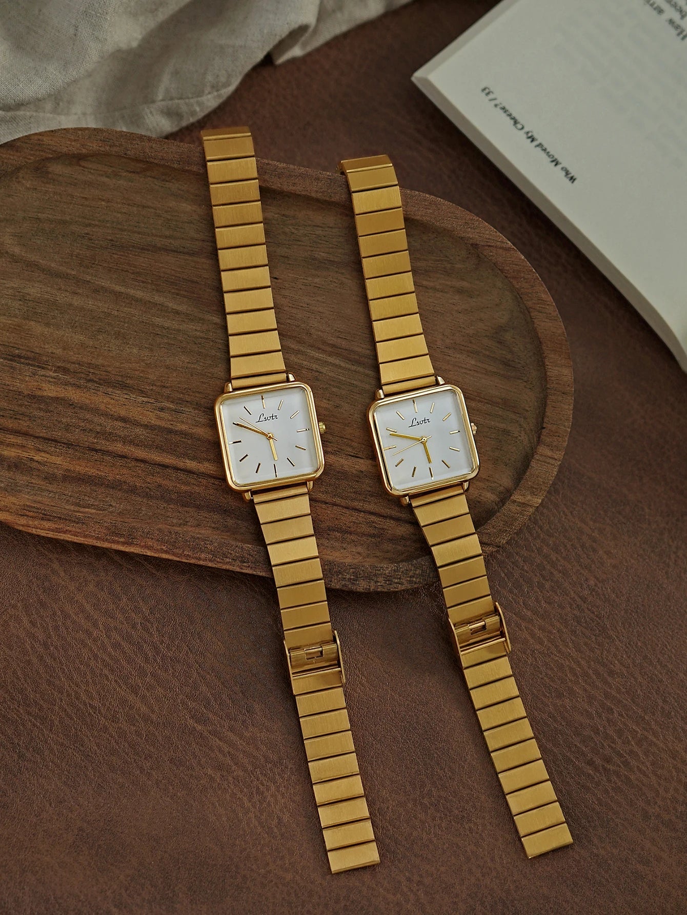 Classic square-face everyday watch for women | Liora -2